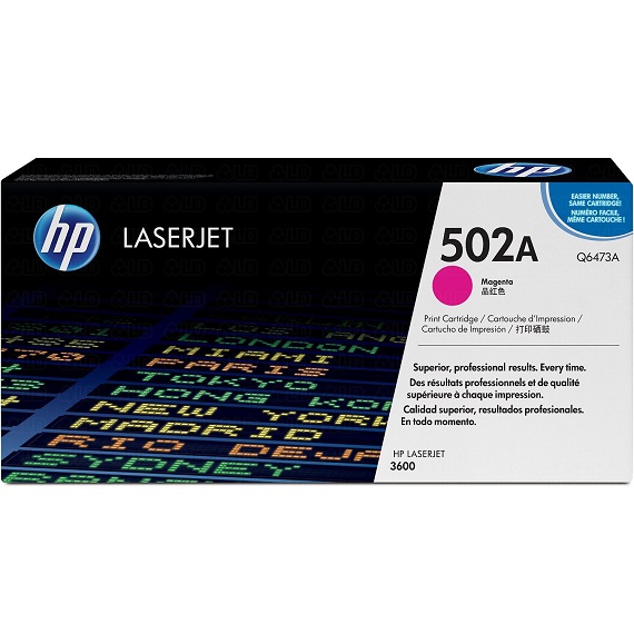 Mực in HP 502A (Q6473A) màu hồng dùng cho máy in laser màu HP CLJ 3600