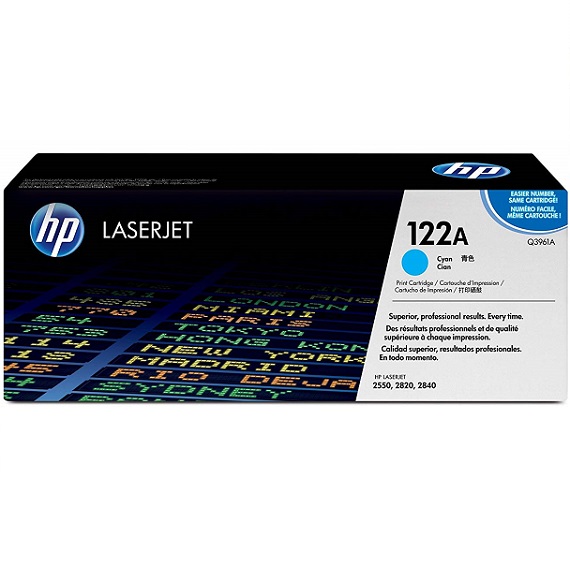 Mực in HP 122A (Q3961A) màu xanh dùng cho máy in HP CLJ 2550