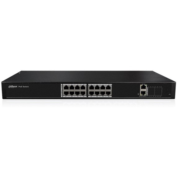 Switch PoE 16 Port Dahua PFS4018-16P-250