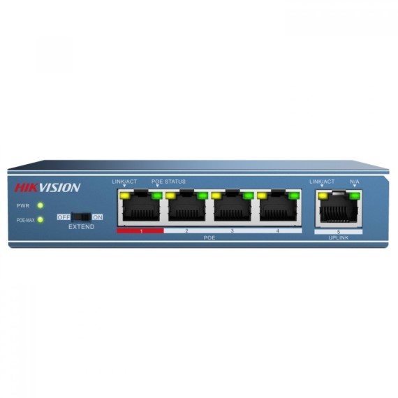 Switch PoE HIKVISION DS-3E0105P-E/M
