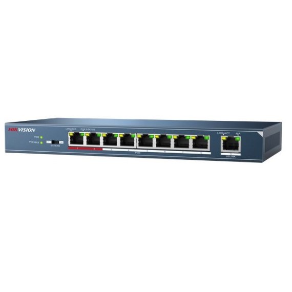 8-port 10/100Mbps Unmanaged PoE Switch HIKVISION DS-3E0109P-E
