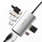 Thiết bị mở rộng USB type-C sang HDMI/Ethernet/Hub USB 3.0/Card SD/TF Ugreen 50516 màu bạc cao cấp