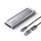 Hộp đựng ổ cứng SSD ORICO M.2 Dual NVME, SATA AXM2S-G2-V1-GY-BP