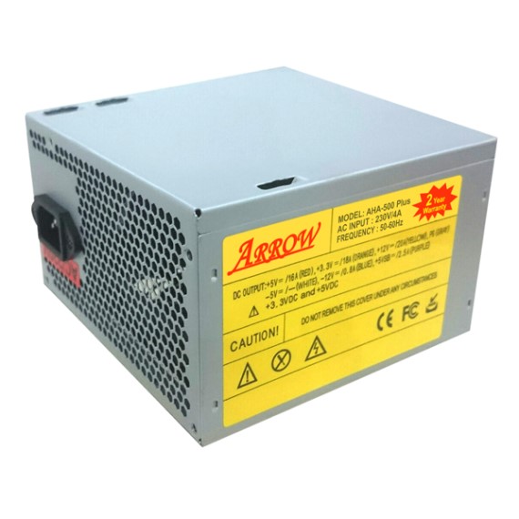 NGUỒN POWER SUPPLY ARROW 500W (FAN 12CM)
