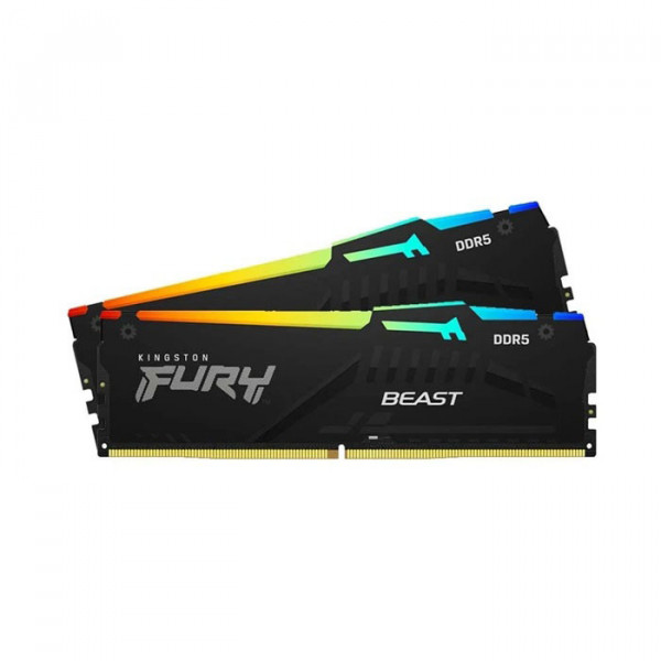 Ram Desktop Kingston Fury Beast RGB 16GB DDR5 Bus 6000MT/s KF560C36BBE2A-16WP