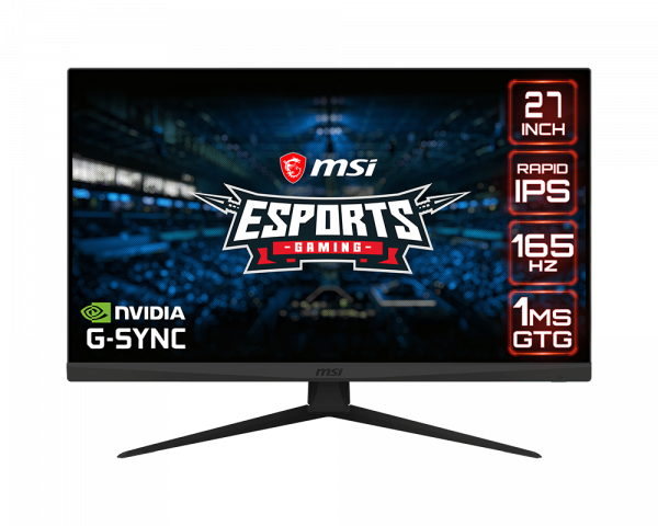 Màn hình LCD MSI Optix G273QF (2560 x 1440/IPS/165Hz/1 ms/G-Sync compatible)