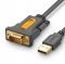 Cáp chuyển đổi USB 2.0 to COM RS232 1M Ugreen 20210 Chip PL2303GT hỗ trợ Windows  11