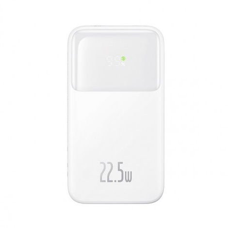 Sạc dự phòng Baseus Comet Series Dual-Cable 10000mAh 22.5W White LVA023-1W-22 (PPMD020002)