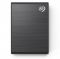 Ổ Cứng Di Động SSD 500GB Seagate One Touch USB-C + Rescue STKG500400 (Đen)