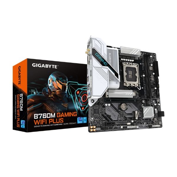 Mainboard Gigabyte B760M GAMING WIFI PLUS (2 x DDR5/ 128 GB/ LGA 1700/ Micro ATX)