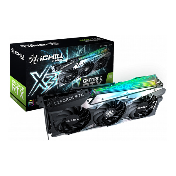 Card màn hình VGA Inno3D RTX 3070 ICHILL X3-8GB (LHR)