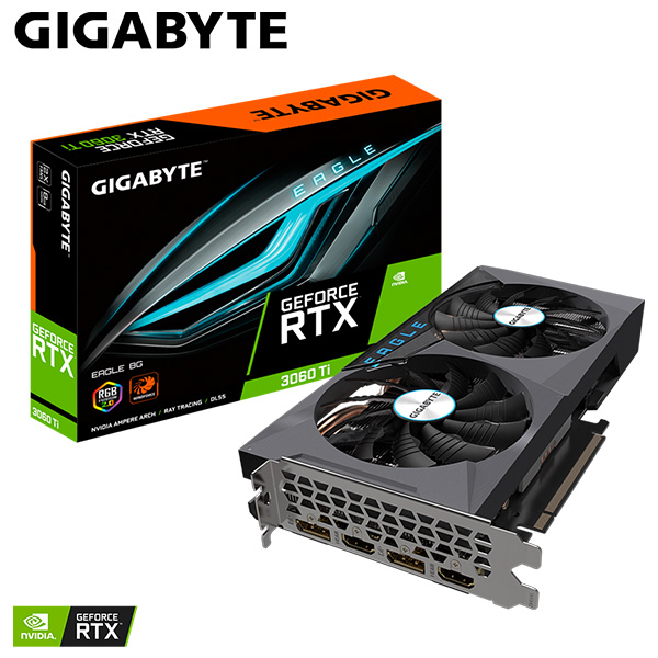 Card màn hình VGA Gigabyte RTX 3060 Ti EAGLE-8GD-V2