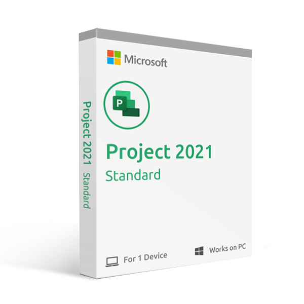 Phần mềm điện tử Microsoft Project Standard 2021 Win All Lng PK Lic Online DwnLd C2R NR 076-05905