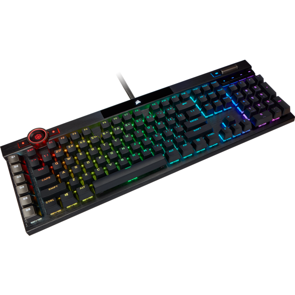 Bàn phím có dây Corsair K100 BLK-MX SPEED-RGB CH-912A014-NA