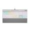 Bàn phím cơ có dây Corsair K70 PRO-WHT-OPX Silver-RGB