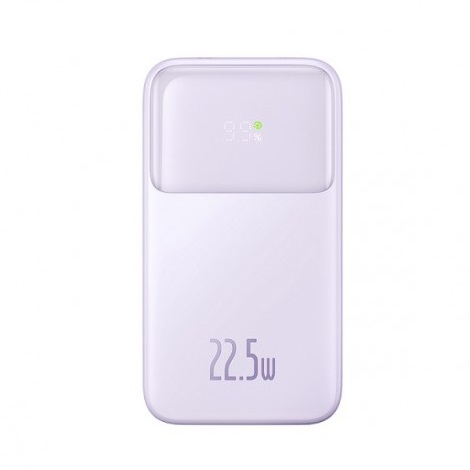Sạc dự phòng Baseus Comet Series Dual-Cable 10000mAh 22.5W Purple LVA023-1V-22 (PPMD020005)