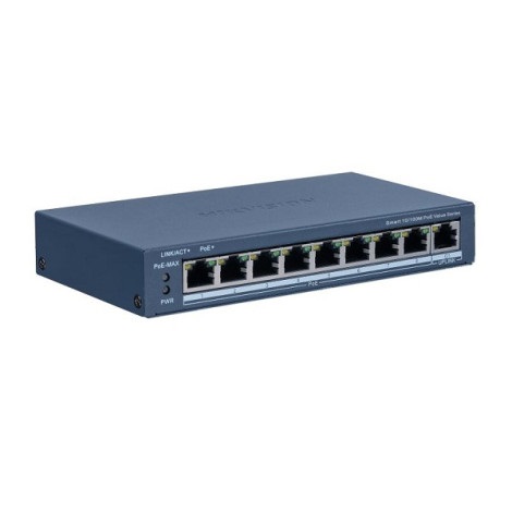 Switch PoE HIKVISION DS-3E1309P-EI/M (8 x 10/100 Mbps, 1 x 1 Gbps/ PoE)