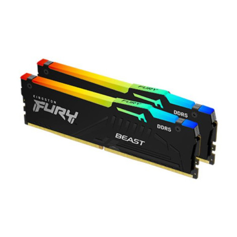 Ram Desktop Kingston Fury Beast RGB 16GB DDR5 Bus 6800Mhz KF568C34BBA-16