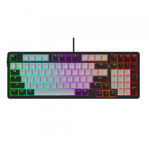 Bàn phím quang cơ Gaming Dareu EK98X PBT (Đen xám)