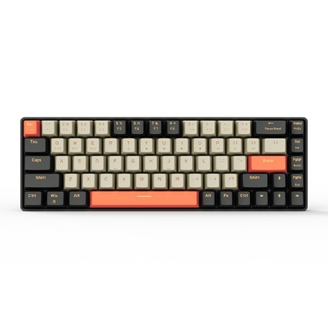 Bàn phím cơ Gaming không dây EK368L Alpha White-Gray Blue Switch