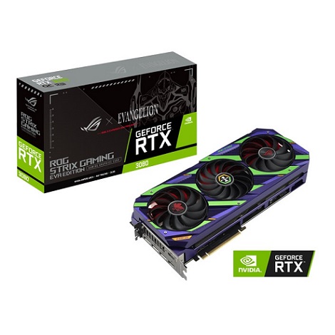 VGA Asus ROG Strix RTX 3080 OC 12GB GDDR6X EVANGELION