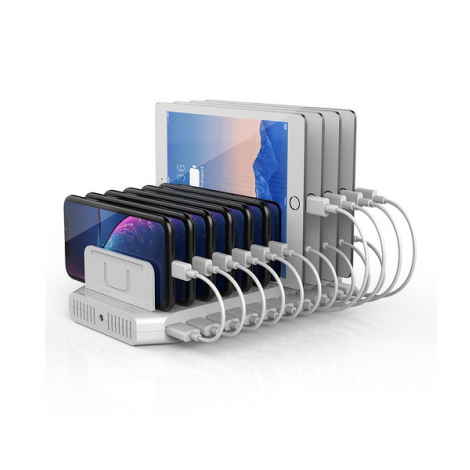 Hub Sạc nhanh USB 10 cổng 3.0 96W 2.4A Unitek Y-2190A