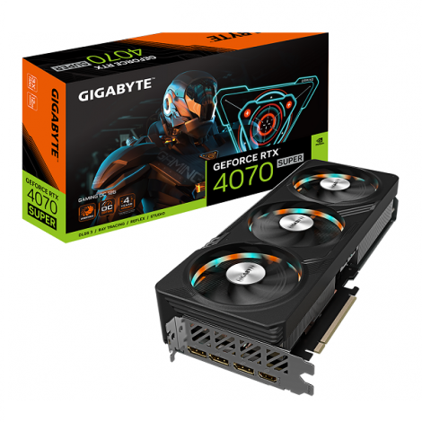 Card màn hình Gigabyte GeForce RTX 4070 Super Gaming OC 12G (GV-N407SGAMING OC-12GD)