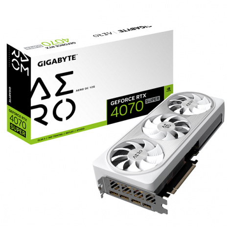 Card màn hình Gigabyte GeForce RTX 4070 Super Aero OC 12G (GV-N407SAERO OC-12GD)