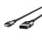 CABLE AIR LIGHTNING BELKIN DURATEX F8J207BT04-BLK