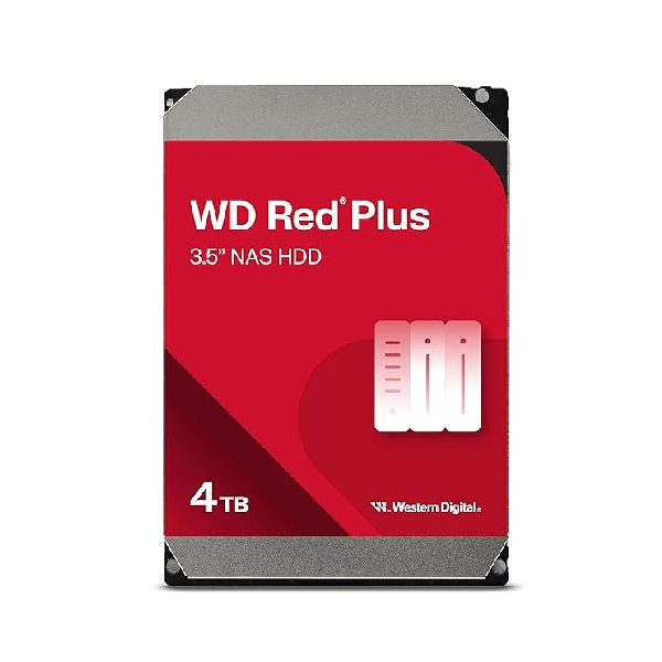 Ổ cứng HDD gắn trong Western Digital Red Plus 3.5 inch 4TB WD40EFZZ