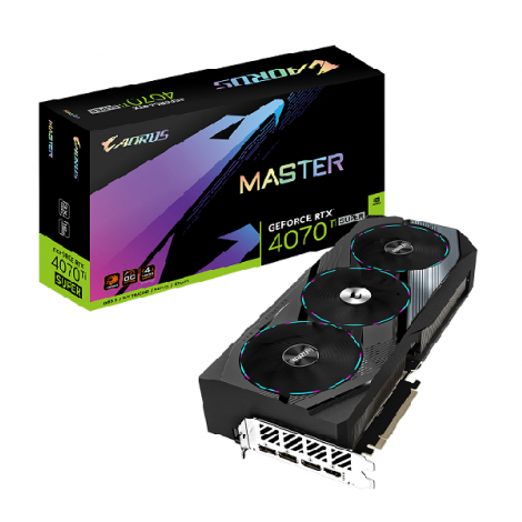 Card màn hình Gigabyte Aorus GeForce RTX 4070 Ti Super Master 16G (GV-N407TSAORUS M-16GD)