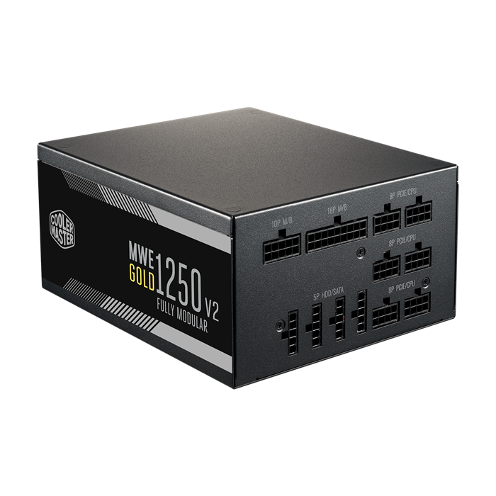 Nguồn Cooler master MWE GOLD 1250W - V2 Fully modular