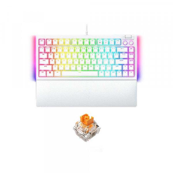 Bàn phím Gaming có dây Razer BlackWidow V4 75% (RZ03-05001700-R3M1) - White