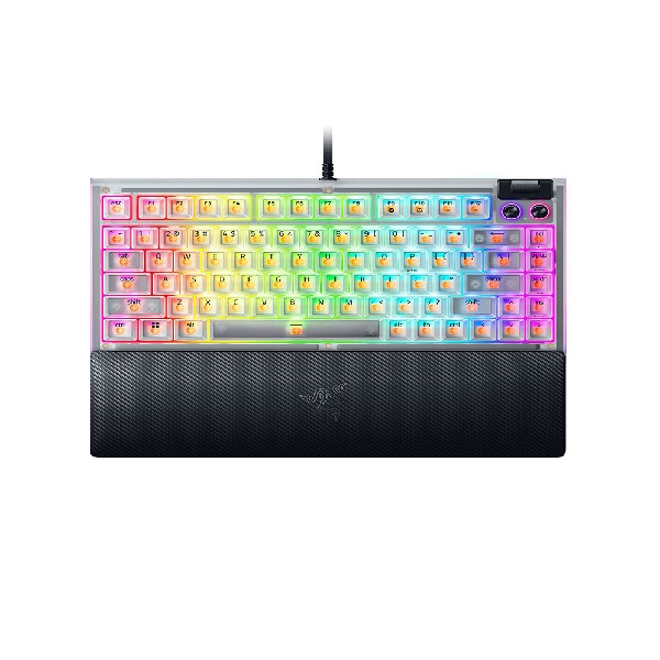 Bàn phím Gaming có dây Razer BlackWidow V4 75% (RZ03-05003500-R3M1) - Phantom White