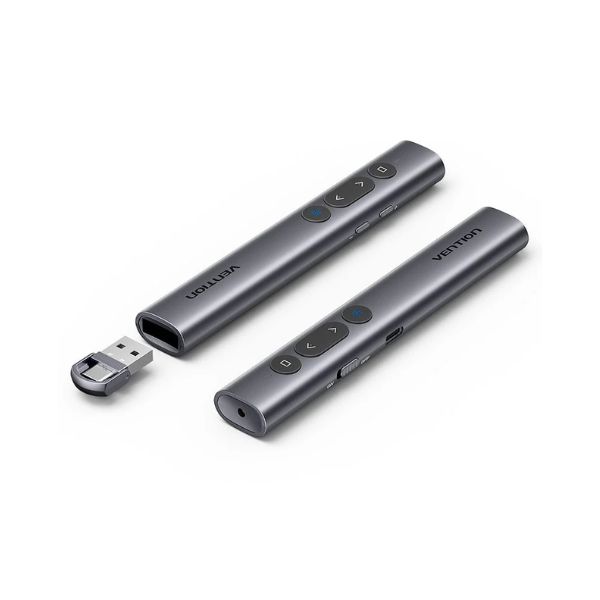 Bút trình chiếu Vention Wireless Green Laser Gray (KQJH0)