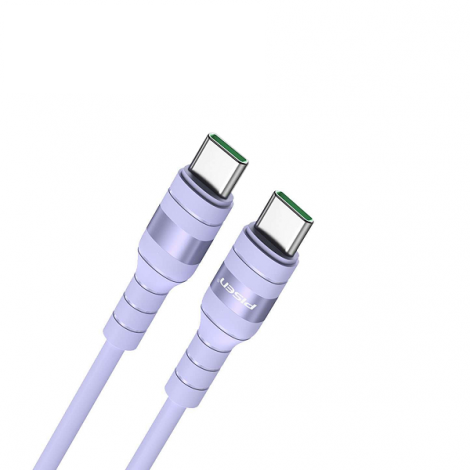 Cáp sạc nhanh Type-C to Type-C dài 1.2m PISEN Pro Dream Molding PD DM-TC17-1200 màu Tím