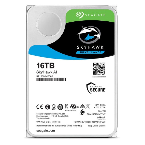 Ổ CỨNG HDD SEAGATE SKYHAWK ST16000VE000