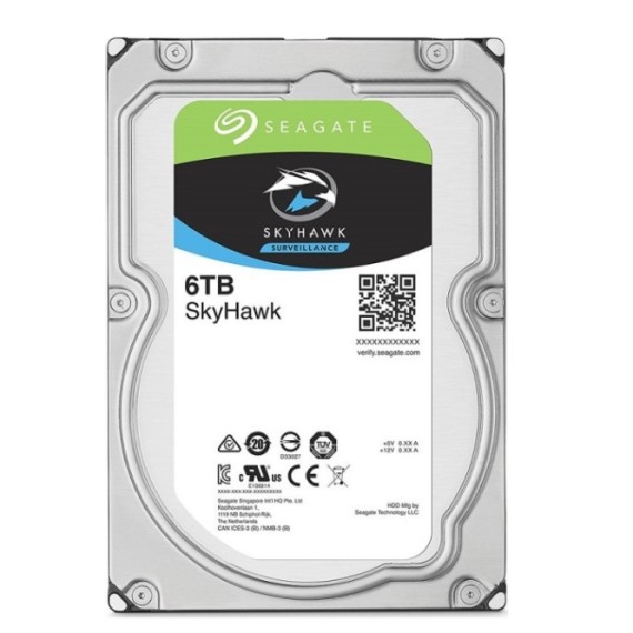Ổ CỨNG SEAGATE SKYHAWK 6TB 3.5'' ST6000VX001 (CHUYÊN DỤNG CHO CAMERA)