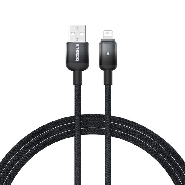 Cáp sạc nhanh USB to Lightning Baseus Discolor 2.4A dài 1m P10374900111-00 Cluster Black