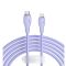 Cáp sạc Type-C to Lightning Baseus Pudding dài 2m 20W P10355701511-01 Nebula Purple