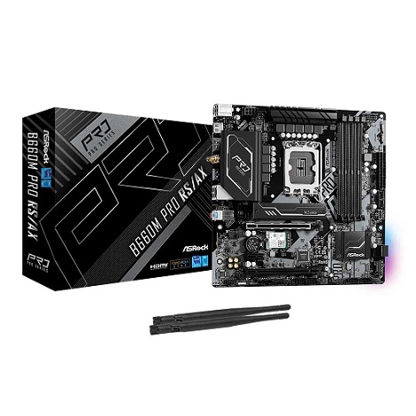 Mainboard Asrock B660M Pro RS/ax DDR4 (Wifi+Bluetooth)