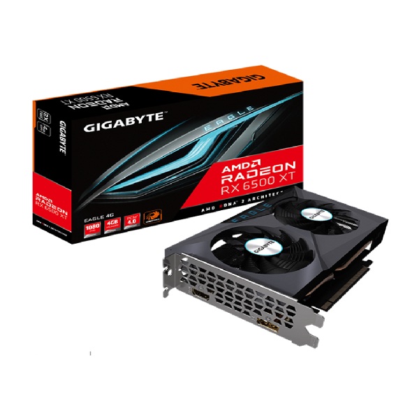 Card đồ họa Gigabyte Radeon RX 6500 XT EAGLE (4GB/ GDDR6/ 64 bit)