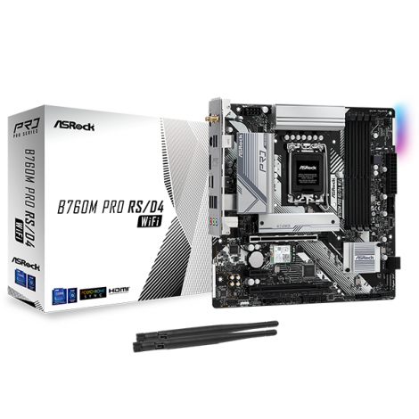 Mainboard ASROCK B760M Pro RS/D4 Wifi