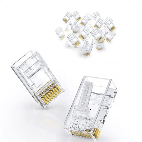 Đầu Bấm Mạng Xuyên Thấu RJ45 Cat5/Cat6 UTP Ugreen 20798