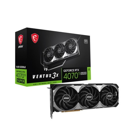 Card Màn Hình MSI GeForce RTX 4070 Ti SUPER 16G VENTUS 3X OC