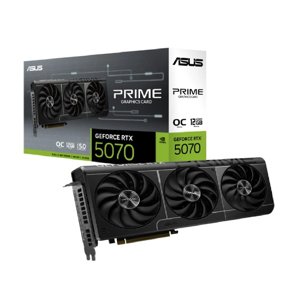 Card đồ họa Asus Prime GeForce RTX 5070 12GB GDDR7 OC Edition (GDDR7/ 192 bit)