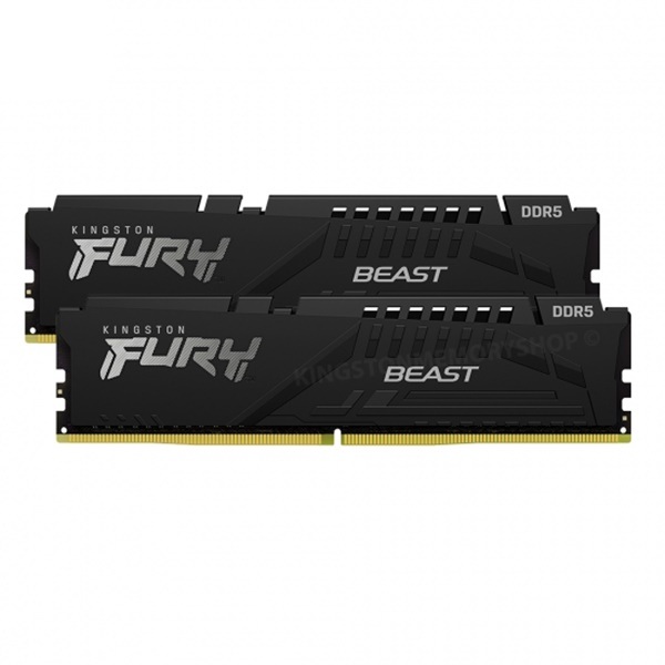 Ram Desktop Kingston Fury Beast Black 64GB DDR5 Bus 5600Mhz KF556C40BB2K2-64