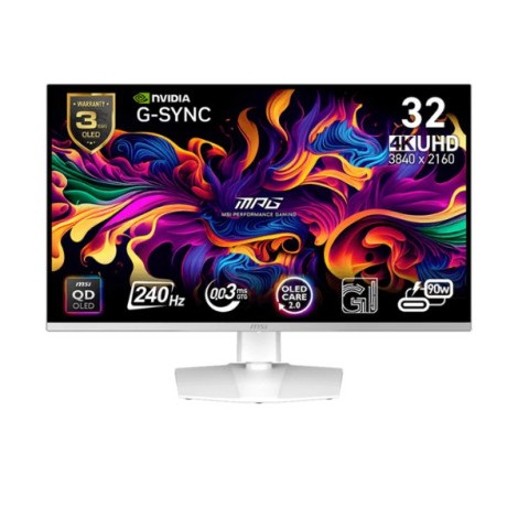 Màn hình LCD MSI MPG 321URXW QD-OLED (32 inch/ 3840 x 2160/ 0.03ms/ 240Hz)