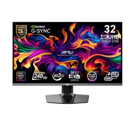 Màn hình LCD MSI MPG 322URX QD-OLED (32 inch/ 3840 x 2160/ 0.03ms/ 240Hz)