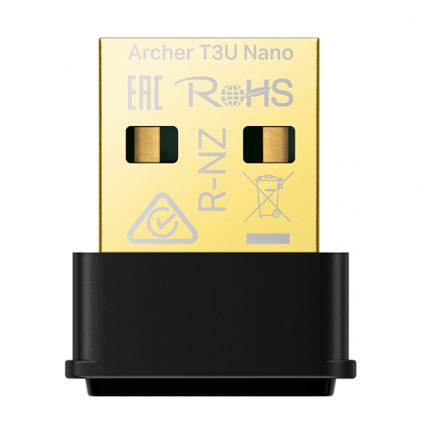 USB Wi-Fi TP-Link Archer T3U Nano (1300 Mbps/ Wifi 5/ 2.4/5GHz)